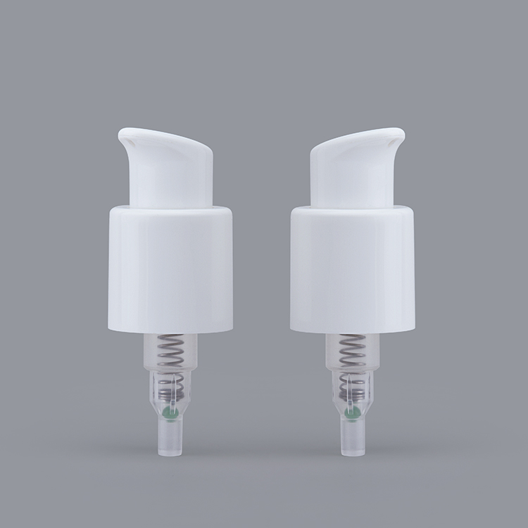 Ningbo Factory Portable OEM Printing Reusable 24/410 Plastic Cream Treatment Pump Dispenser for Foundation Essential Oil