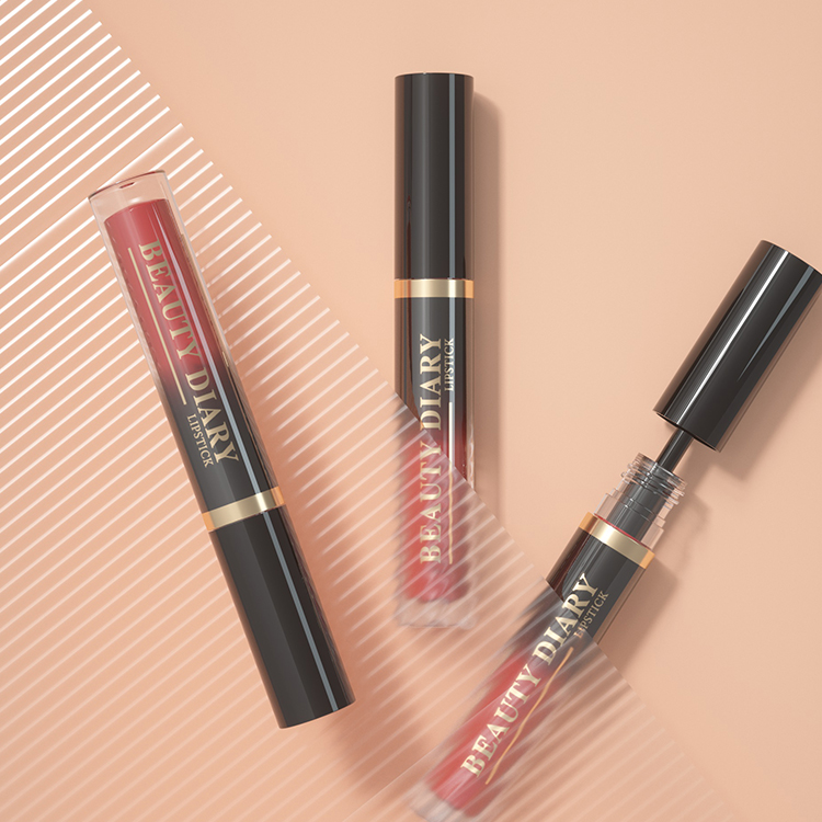 Exquisite 4ml PETG ABS Transparency Cylinder Aesthetic Lip Glaze Lip Gloss Tubes