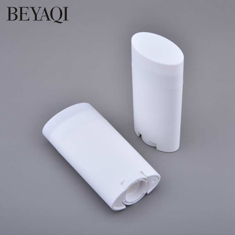 Empty 75G Antiperspirant Deodorant Packaging Solid Perfume Deodorant Stick Container Refillable Plastic Deodorant Bottle
