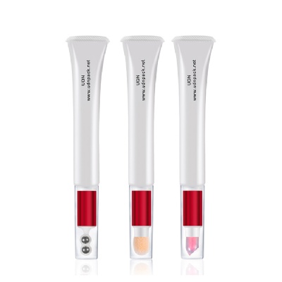 Wholesale 10ml 20ml Lipstick Containers Soft Squeeze PE Tubes with Brush Applicator for Lip Oil Gloss Packaging