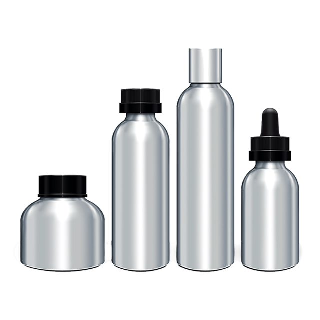 Body Baby Oil Aluminium Cosmetic Bottles