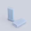 Factory 19g Oval Shaped Sun Protection Stick Bottle for Skincare,Blue Color Bottom Filling Deodorant Container 19g