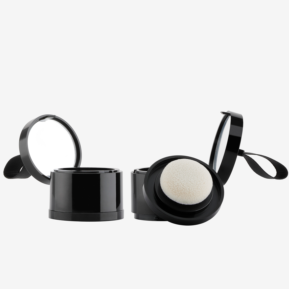 Wholesale 4g Cosmetic Plastic Blush Powder Puff Case Sponge Bottle Hairline Shadow Empty Loose Powder Container With Brush