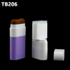 20gm Empty Twist-up Rotating Brush Stick Container Solid Fragrance Sunscreen Cream Blush Stick Long Lasting Deodorant Container