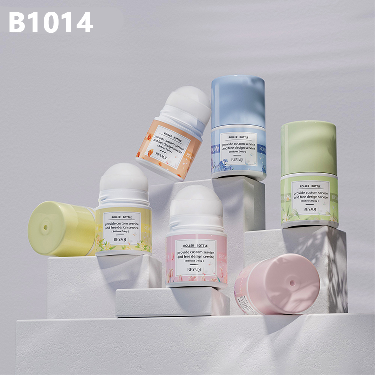 Cost-effective Vendor Custom Logo 50ml Good Price Liquid Essential Oil Container Plastic Empty Roll on Bottles