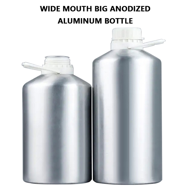 Wide Mouth Big Anodized Aluminum Bottle
