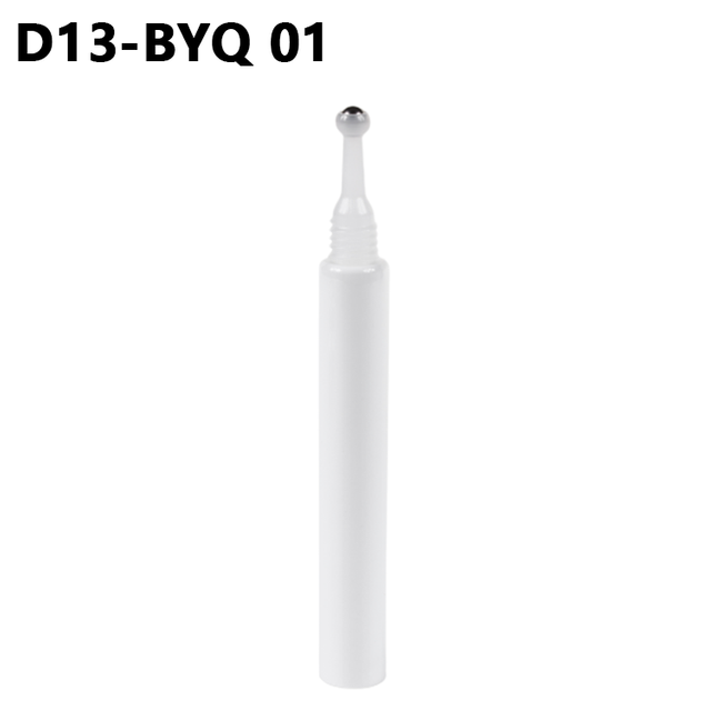 10g Eye Cream Massage Tube Container White Applicator Roll On Eye Cosmetic Tube With One Ball