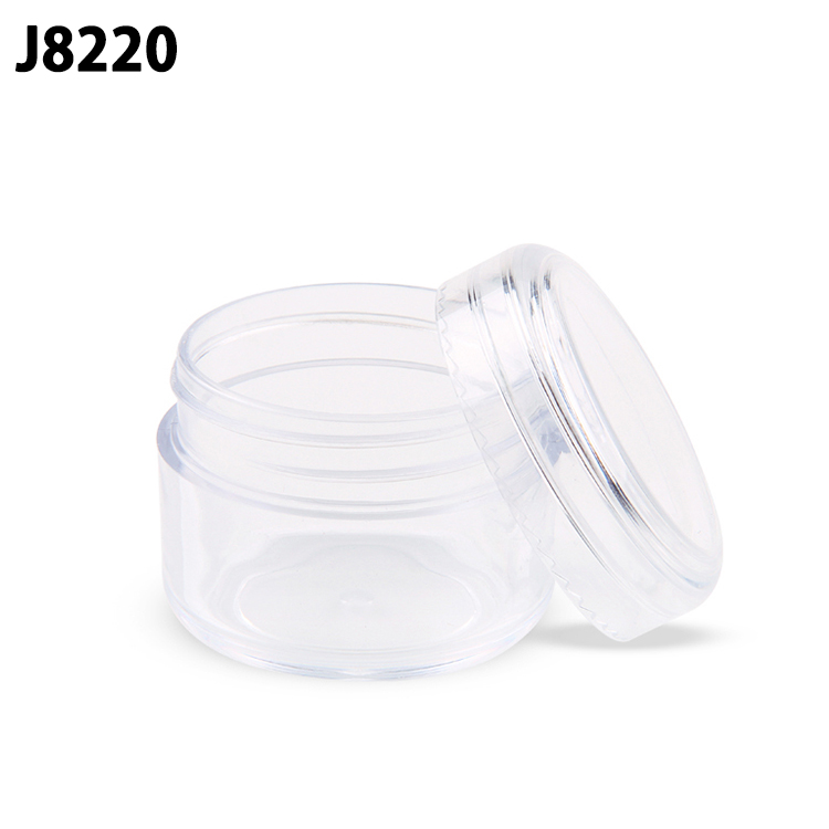 Skincare Packaging Factory Wholesale Custom Fashion Factory OEM ODM Refillable Plastic High Quality Luxury Plastic Cosmetic Jar 10G With Lid