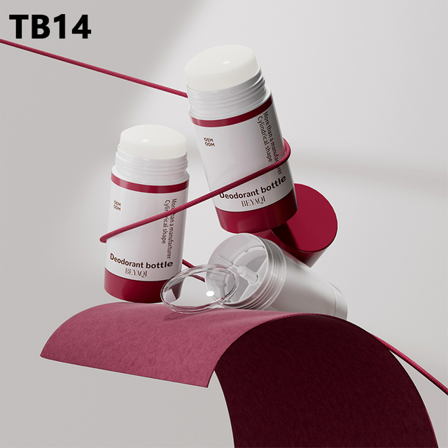 15ml 30ml 50ml 75ml Custom Empty Skin Care Empty AS PETG Twist Up Deodorant Stick Antiperspirant Round Tube Container