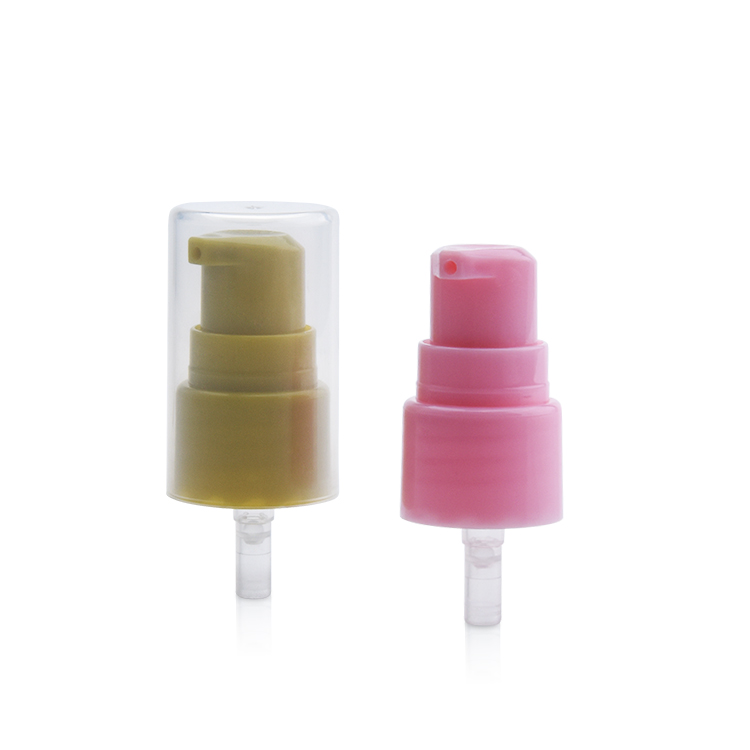 Custom 18/410 20/410 24/410 Full Cap Cosmetic Treatment Plastic Pump Cream Matt Cream Pump 