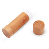 Chapstick tubes lip balm wholesale new design custom logo empty DIY bamboo 3.5ml biodegradable lip balm tubes