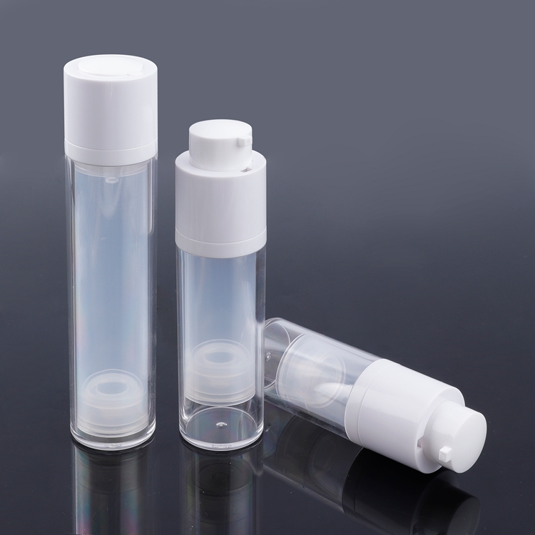 Personal Care Cosmetic Packaging AS PP PE 5ml 10ml 12ml 15ml Airless Lotion Luxury Airless Pump Cosmetic Bottles