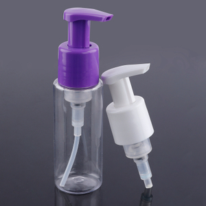 Professional Factory Free Sample Custom Bottle 0.3cc 28/412 Built-in Spring Plastic Clear Small Capacity Press Foaming Hand Soap Bottle Pump