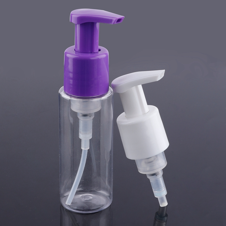High Quality Wholesale Low Moq Custom Biodegradable Built-in Spring Refillable Dispenser Custom Label Matte Frosted New Product 0.3cc 28/412 Foam Transfer Pump