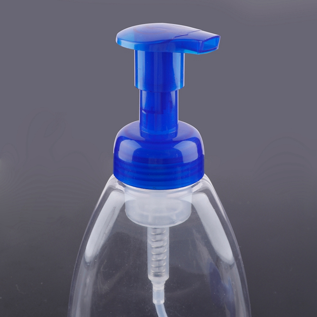Fashionable Colorful Free Sample Custom Printing Built-in Spring Plastic Transparency Biodegradable 40/400 Dosage 0.8cc/1.6cc Foam Soap Dispenser Bottle Pump