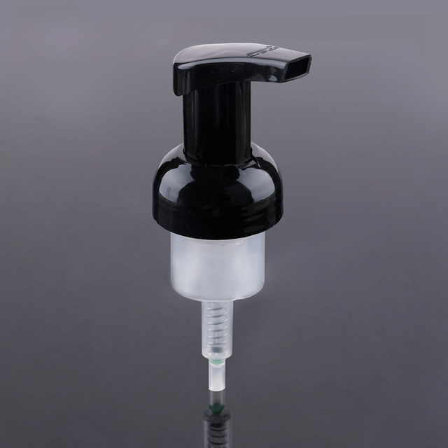 High Quality Wholesale Custom Color 40/400 Dosage 0.8cc/1.6cc Built-in Spring Transparency Foam Hand Wash Facial Clean Plastic Press Dispenser Soap Pump