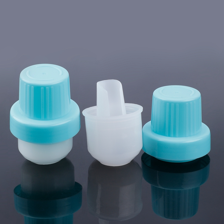 Customized Color Screw Cap Multi Purpose Plastic 42mm Blue Kit Cap Floor Laundry Detergent Toilet Cleaner Bottle Cap