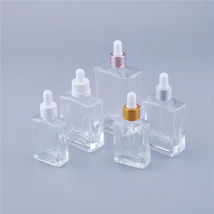 glass cosmetic bottles