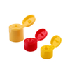 28mm Plastic Push Pull Sport Water Bottle Cap With Dust Cover,Chemical Resistant Finger Press Plastic Shampoo Flip Top Cap