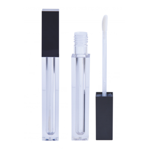 black lipgloss tube