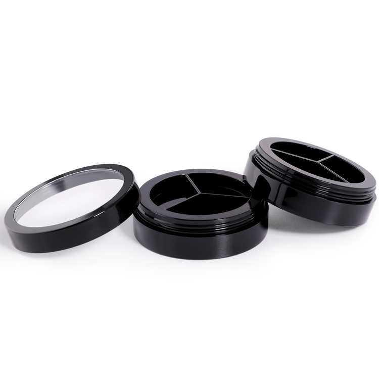 3 Color Pans Eyeshadow Case Private Label Concealer Packaging Container Empty Concealer Palette