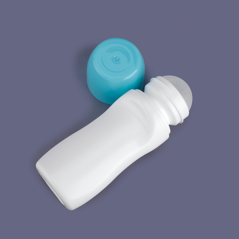 ECO Refillable 40ml PP Essential Oil Perfume Roll on Deodorant Bottle Plastic,roll on Deodorant Bottle with Plastic Roller Ball