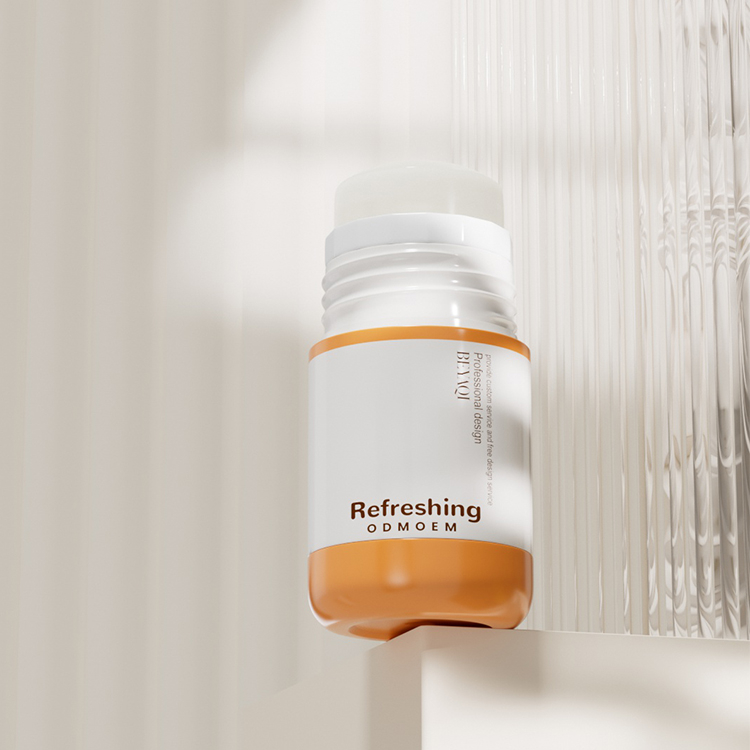 Custom Sunstick Solid Perfume Deodorant Packaging Stick Container Round Twist Up Deodorant Roll on Packaging 30ml 50ml