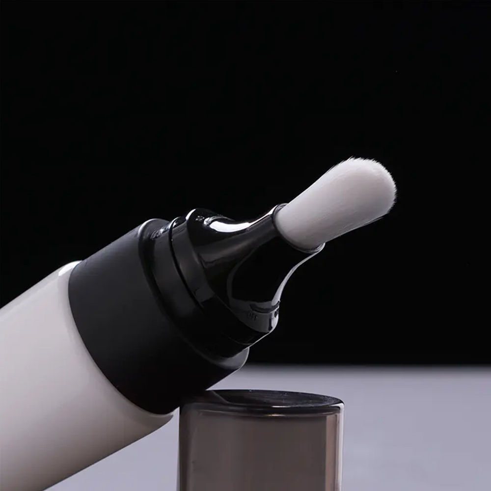 10ml 20ml 80ml Cosmetic Cream Tube With Soft Brush Applicator,Massage Cream Face Cream Tube