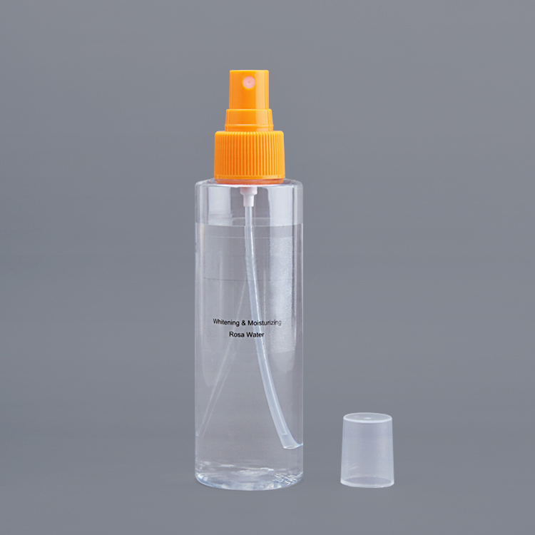 Customized Fine Orange Sprayer Liquid Mist Sprayer Nozzle Press Spray Head for Bottles Plastic Sprayer
