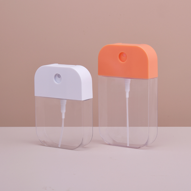 30ml 50ml Credit Card Sprayer Hand Sanitizer Bottle Plastic Travel Size Pocket Alcohol Mist Scented Moisturizing Spray Bottle