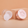 Cosmetic Packaging 50g High Grade Plastic Round Shape Cosmetics Eye Facial Skincare Cream Empty Acrylic Jar With Spatula