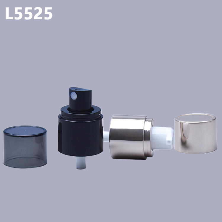 Cosmetic Black Emulsion Pump Luxury Skin Care Plastic Cap Press Liquid Found Facial Cleanser Cream Pump,Cream Lotion Pump