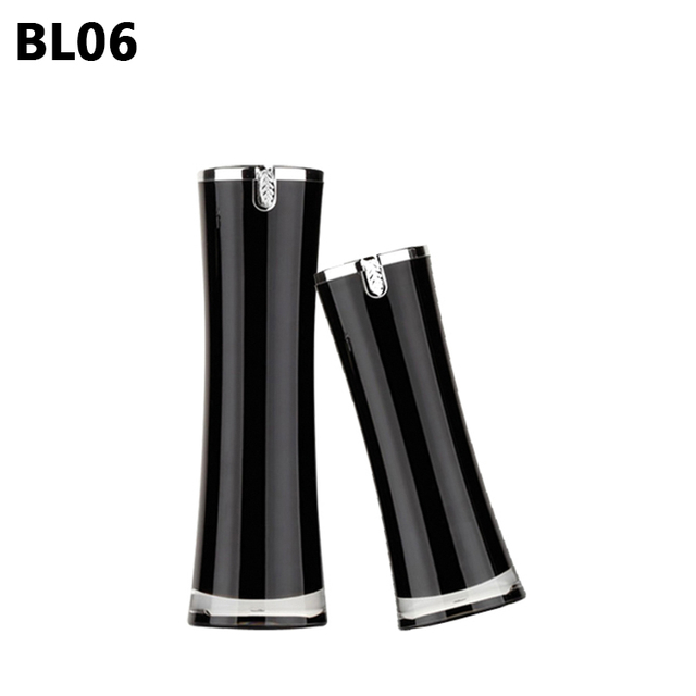 Skincare Packaging Cosmetics 30ml Luxury Cylinder Lotion Acrylic Cosmetics Bottle Set 15ml 30ml 50ml