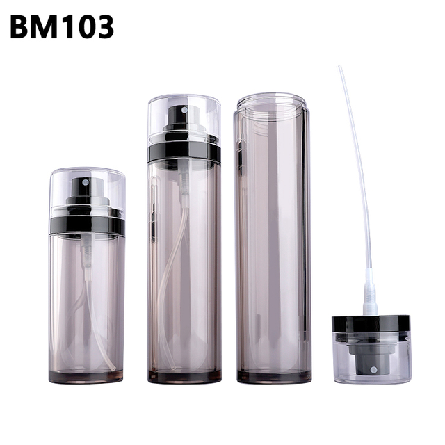 Screen Printing 50ml 80ml 100ml Cosmetic Spray Bottle PET Spray Bottle Cosmetic Spray Bottle