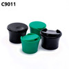 Wholesale Press Cap 32mm,Custom Color 24mm 32mm Press Plastic Flip Top Disc Top Cap for Shampoo Bottle