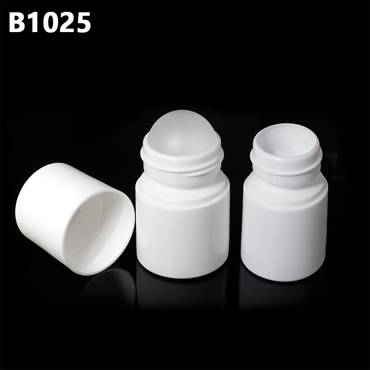 PP Personal Care Material Round 50ml Deodorant Container Roll on Deodorant Plastic Roller Ball Bottle for Antiperspirant
