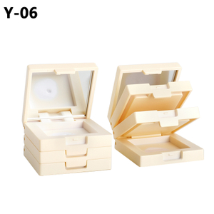 Eyeshadow Palette Packaging Luxury Make Up 3.5g Empty Highlighter Compact Case Powder Compact Case