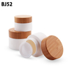 Trade Assurance Glossy Luxury Bamboo Cosmetic Packaging Eco Friendly Plastic Bamboo Jars with Lids Wholesale