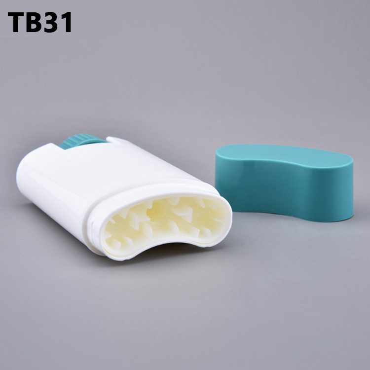 Cosmetic Color 21g New Listing Plastic Oval Deodorant Bottle,Deodorant Bottle Container