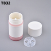 Custom Twist Up Roll-on Deodorant Container 50g Matte Black Hair Gel Sunscreen Stick Tube Antiperspirant Deodorant Stick Bottle