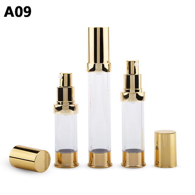 15ml 20ml 30ml Cosmetic Packaging PP Plastic Refillable Airless Pump Bottles