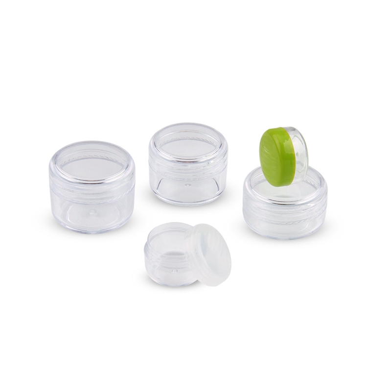Cosmetic Packaging Factory Wholesale Fashion OEM ODM 3Ml Plastic Eco Friendly Custom High Quality Refillable Cosmetic Jar
