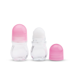 Empty Colorful Custom Screw Cap Good Quality Wholesale Cosmetic Deo 50ml Glass Roll on Bottles