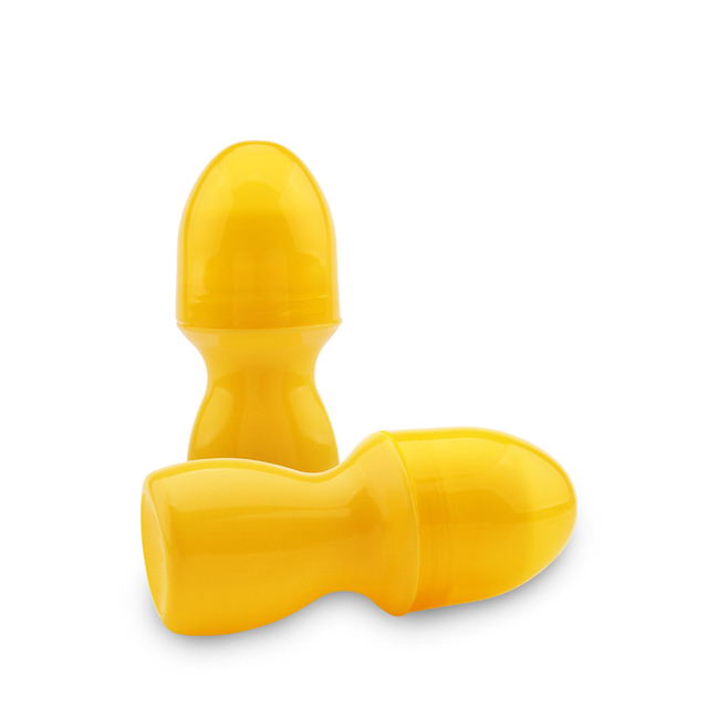 Eco-friendly Biodegradable Small Capacity Custom Color Cheap Wholesale Multifunctional 45ml Ball Diameter Empty Plastic Perfume Roll on Custom Deodorant Bottles