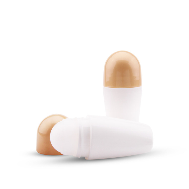 Fashionable Colorful Multifunctional Biodegradable Simplicity Eco-friendly 75ml Ball Diameter 35.56mm Custom Frosted Matter Plastic Roll on Deodorant Empty Bottle