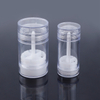 15ml 30ml 50ml 75ml Round Shape Bottom Filling Clear Twist Up Stick Tube Deodorant Container Reusable Deodorant Bottle