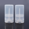 Wholesale Mini 15g Oval PP PCR Deodorant Stick Container Fragrance Flat Deodorant Packaging Bottle