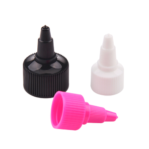 Customized color plastic nozzle 18mm 20mm 28mm 24mm 24/415 plastic twist cap plastic twist top cap