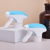 Free Sample Chemical Resistant Blue White 28/410 28/400 Ratchet Foam Nozzle Trigger Sprayer for Detergent Chemical