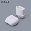 Empty 15g ABS Black White Plastic Flat Oval Deodorant Solid Perfume Stick Roll On Bottle Gel Deodorant Bottle Tube